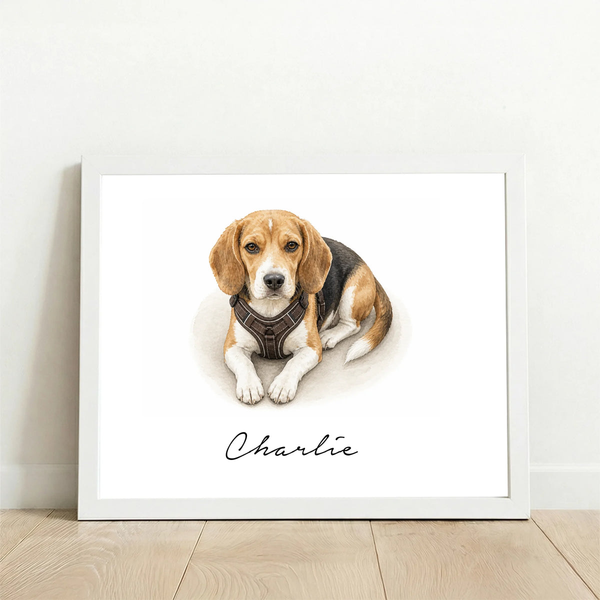 Framed Poster UK horizontal white