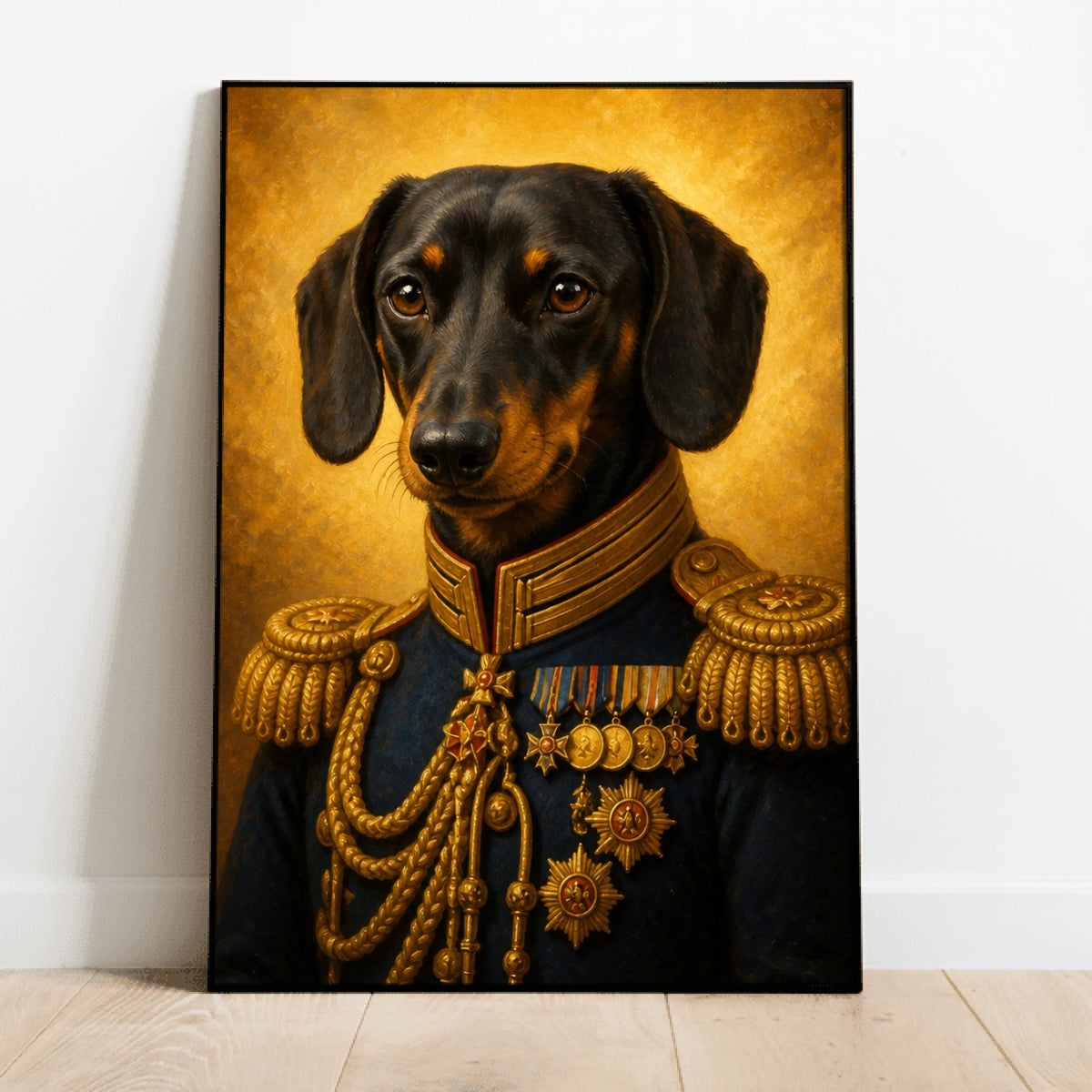 Personalized Poster - Military Uniform Portrait