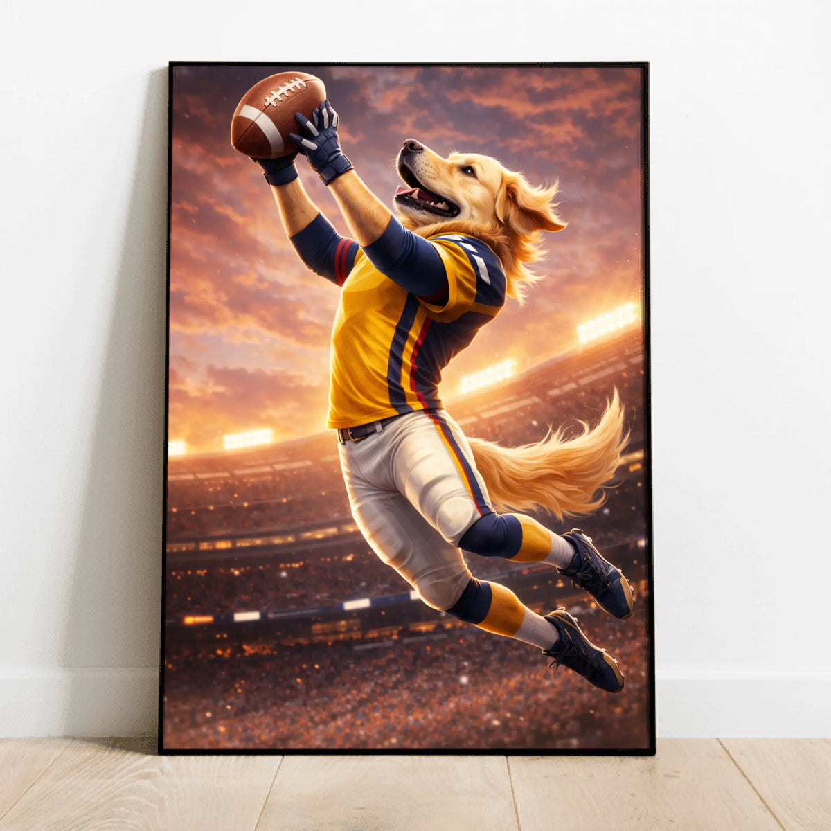 Personalized Poster - Football Pet Shot