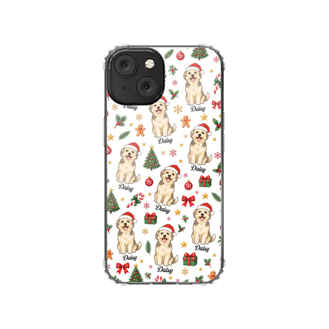 Personalized Phone Case - Cartoon Christmas Pet - Featured Image