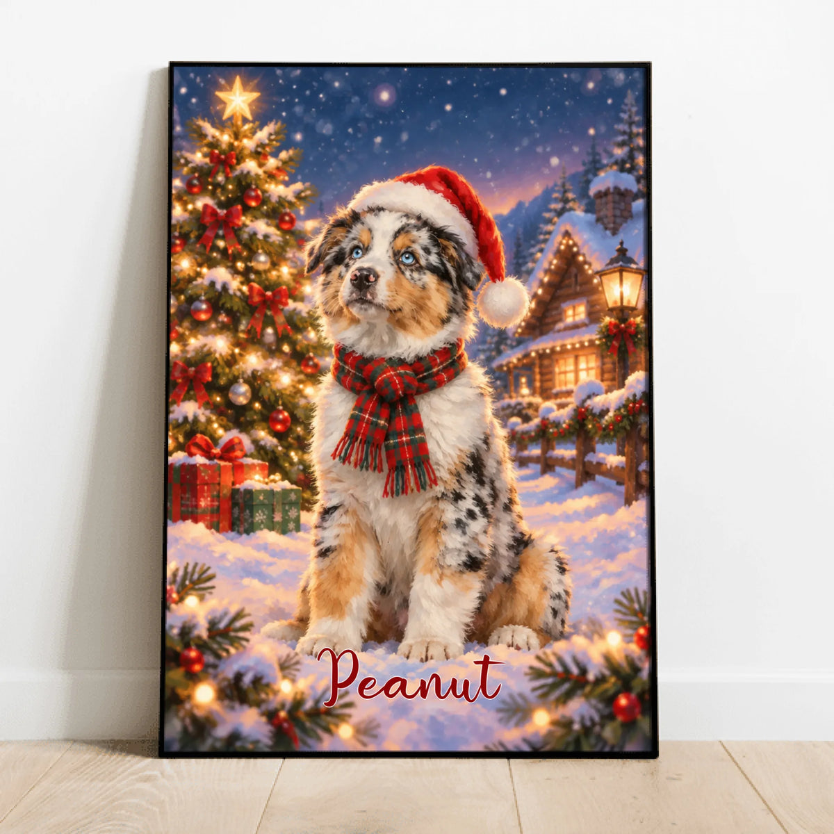 Personalized Poster - Photo Christmas Winter Pet