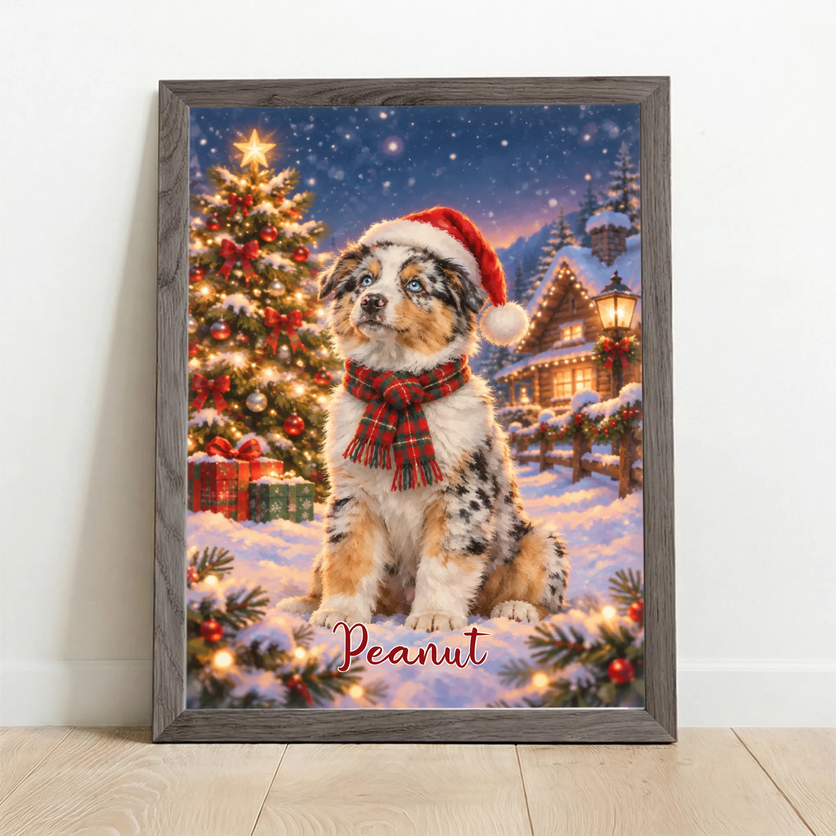 Framed Poster UK oak