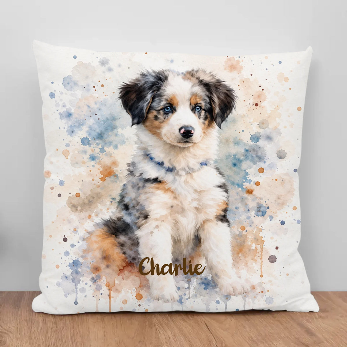 Personalized Pillow - Watercolor Realistic Portrait