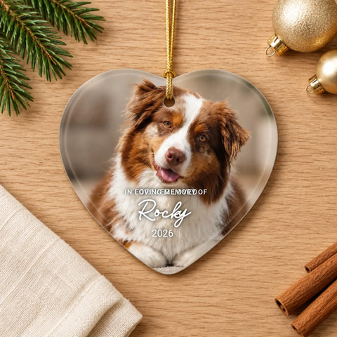 Personalized Ceramic Ornament - Photo Memorial - Featured Image
