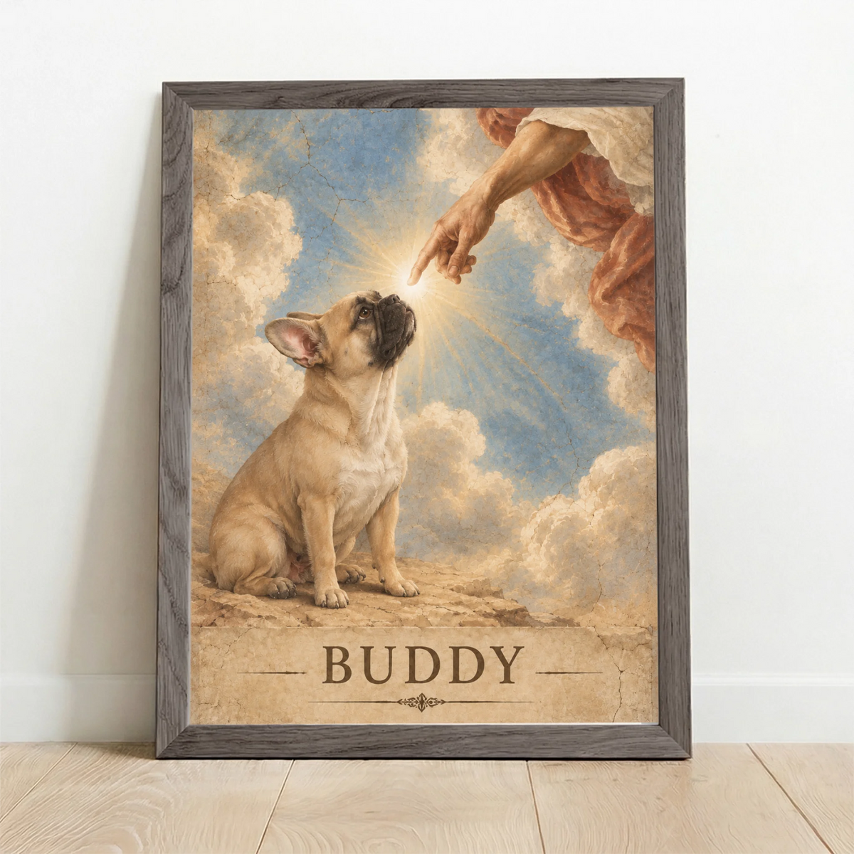 Framed Poster UK oak