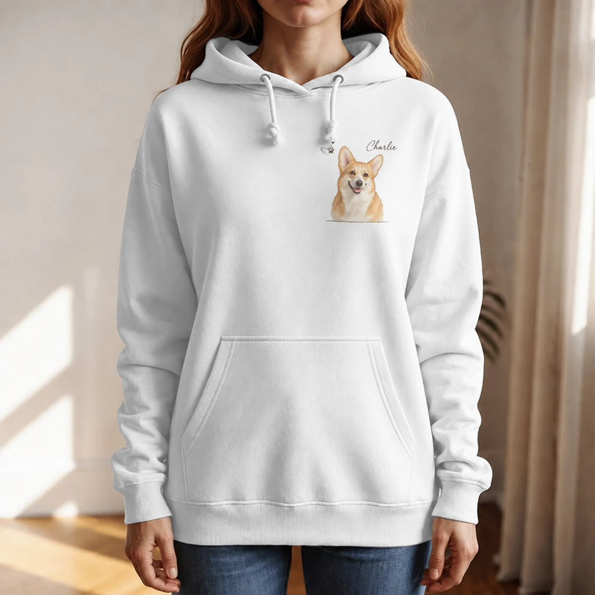 HOODIE Front Print