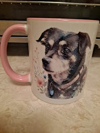 Customer photo: Sheila F., Personalized Mug - Watercolor